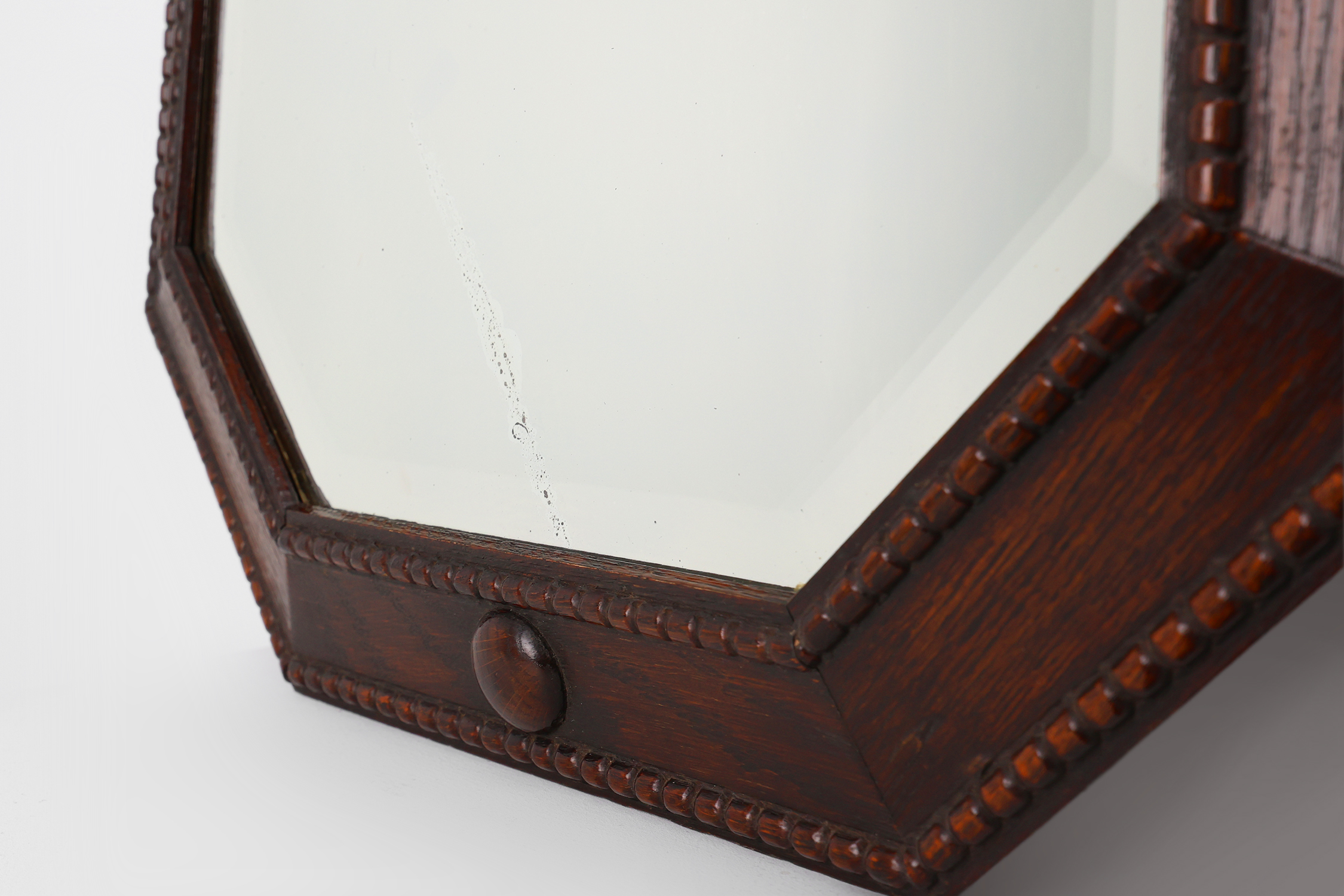 French Art Deco Mirror in Wood, circa 1920thumbnail